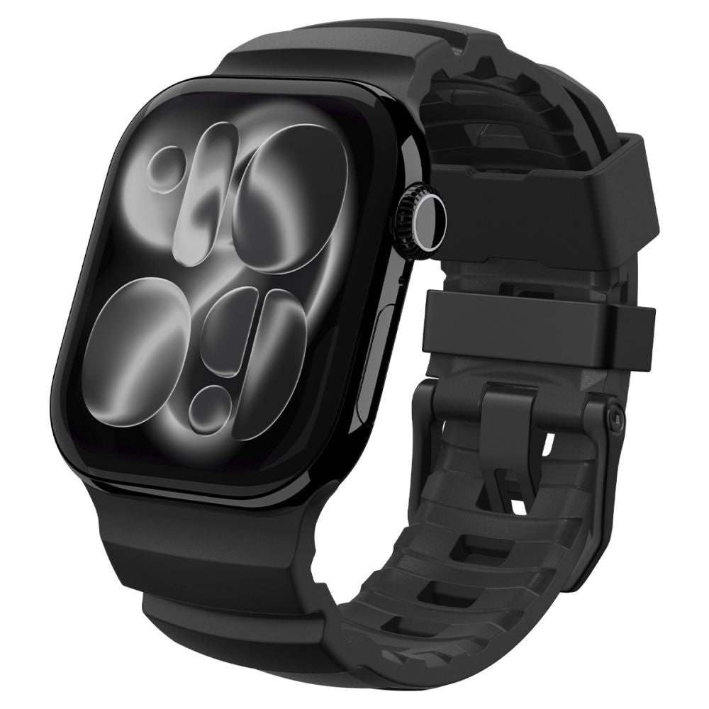 Spigen WBS2 szíj Apple Watch 49mm / 46mm / 45mm / 44mm sorozathoz, Fekete AMP10508