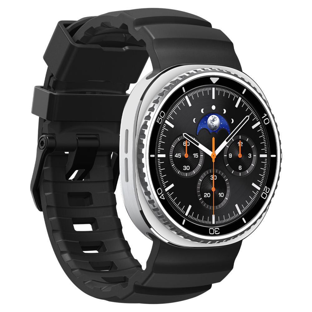 Spigen WBS2 szíj Samsung Galaxy Watch8 / Watch8 Classic sorozathoz, Fekete AMP10151