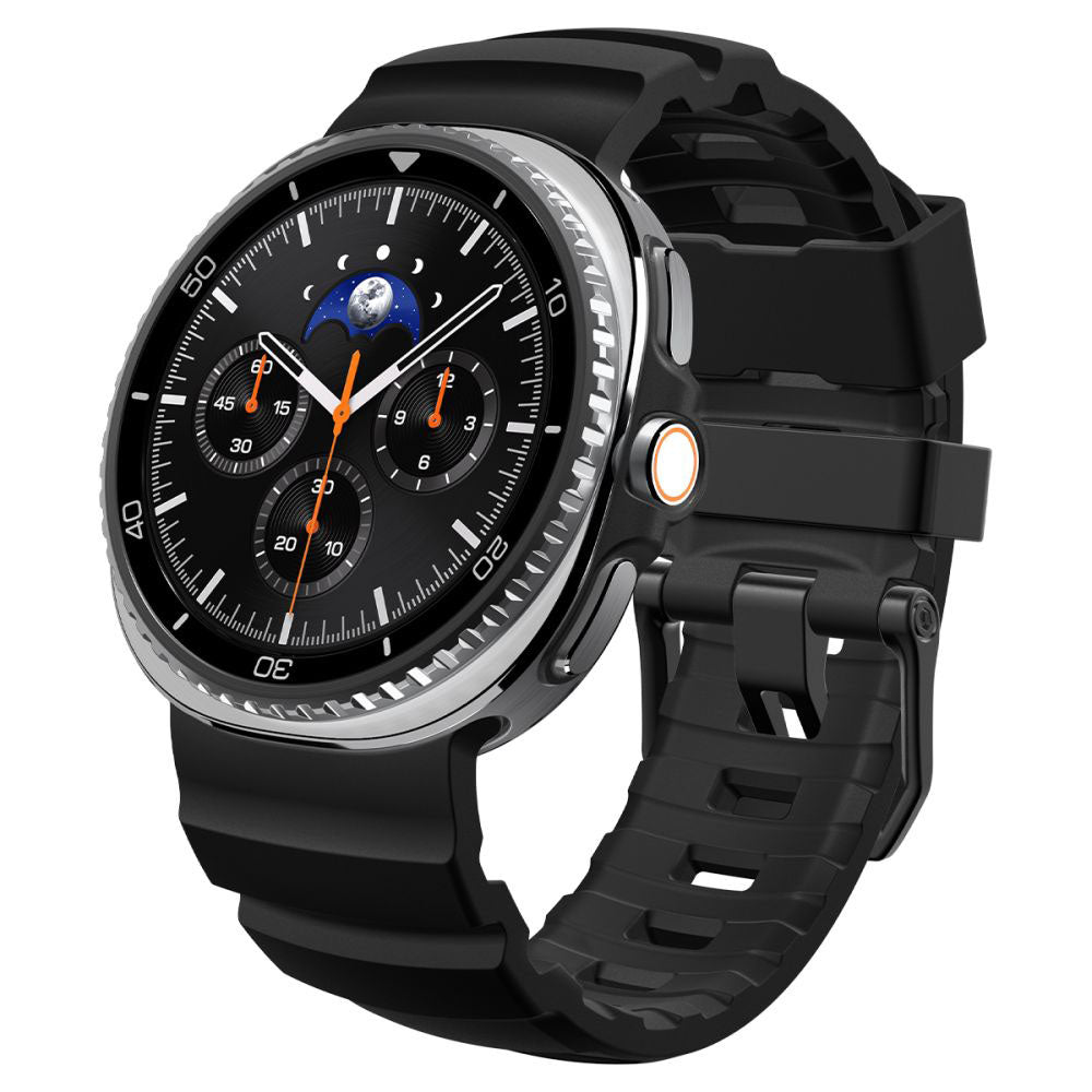 Spigen WBS2 szíj Samsung Galaxy Watch8 / Watch8 Classic sorozathoz, Fekete AMP10151