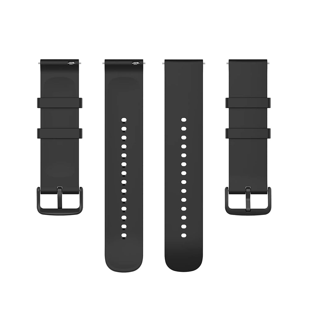 Techsuit W001 szíj Samsung Galaxy Watch / Huawei Watch sorozathoz, Fekete
