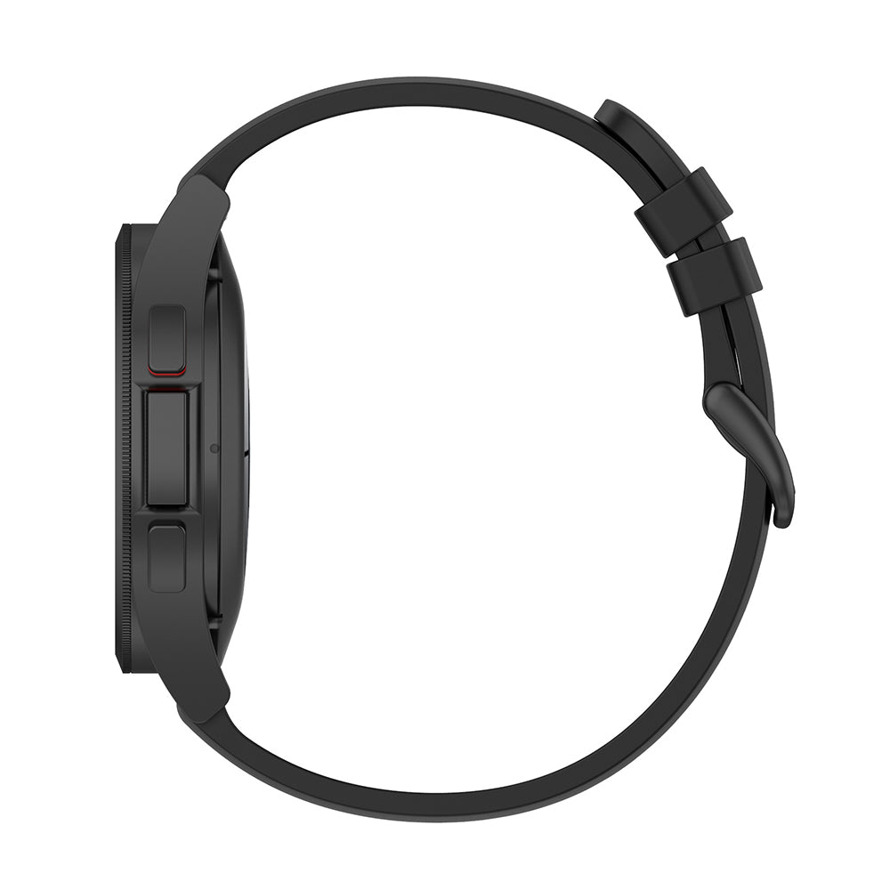 Techsuit W001 szíj Samsung Galaxy Watch / Huawei Watch sorozathoz, Fekete