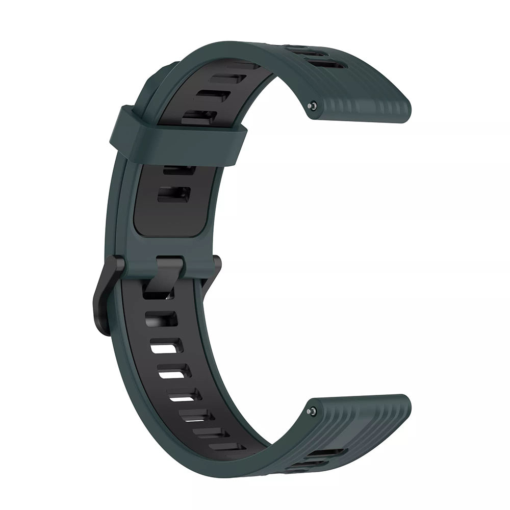 Techsuit W002 szíj Huawei Watch / Xiaomi Watch sorozathoz, 22mm, Zöld