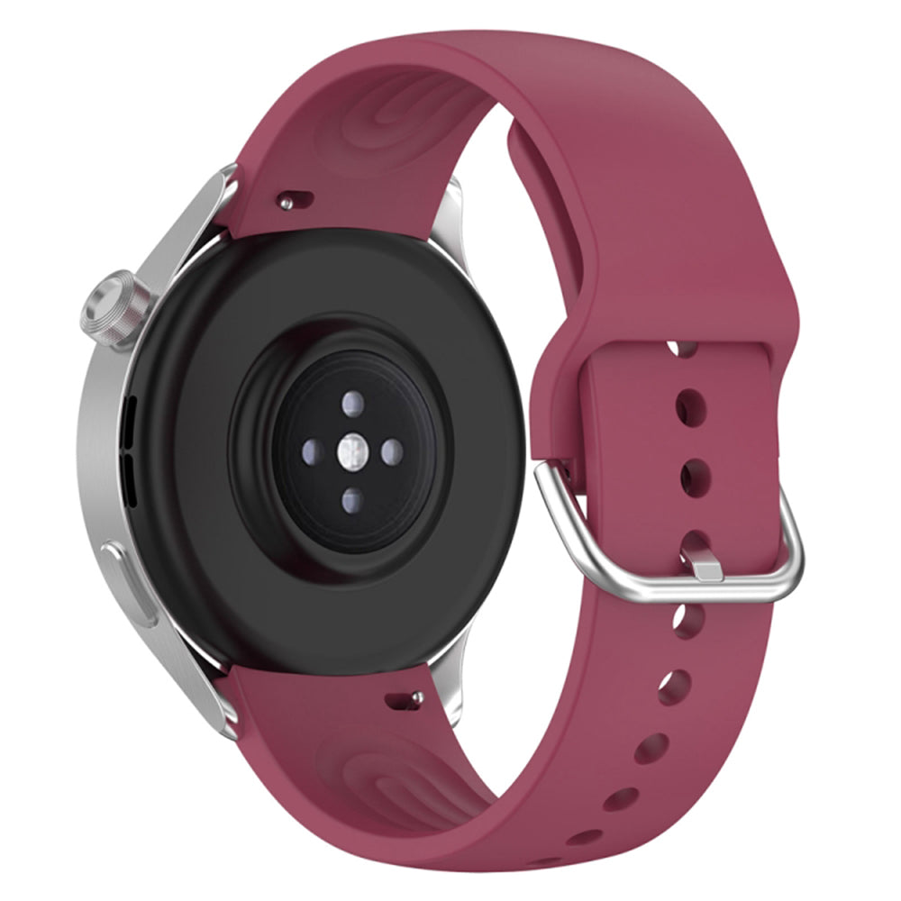 Techsuit W003 szíj Huawei Watch / Xiaomi Watch sorozathoz, 22mm, Sötétpiros