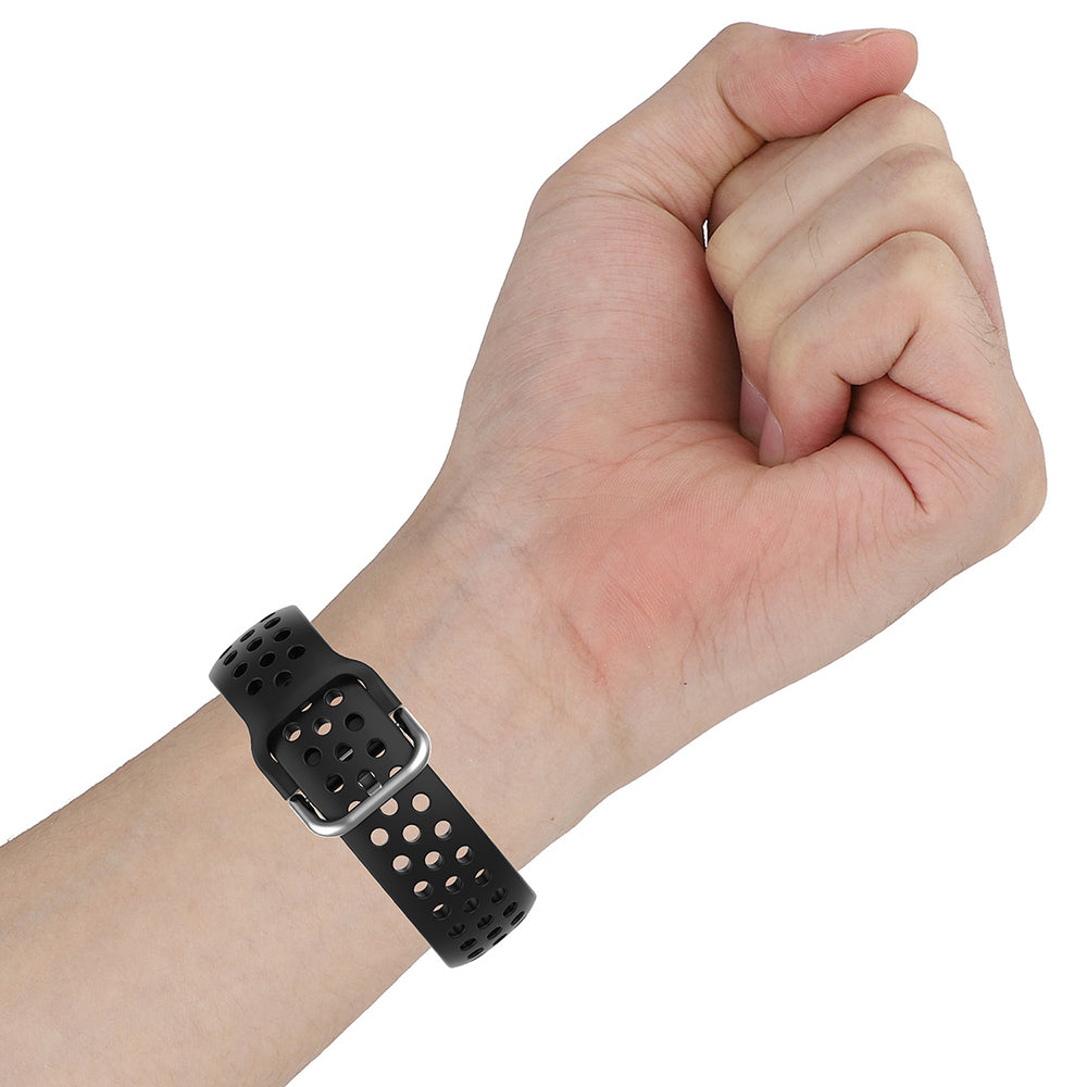 Techsuit W004 szíj Samsung Galaxy Watch / Huawei Watch sorozathoz, 22mm, Sötétkék