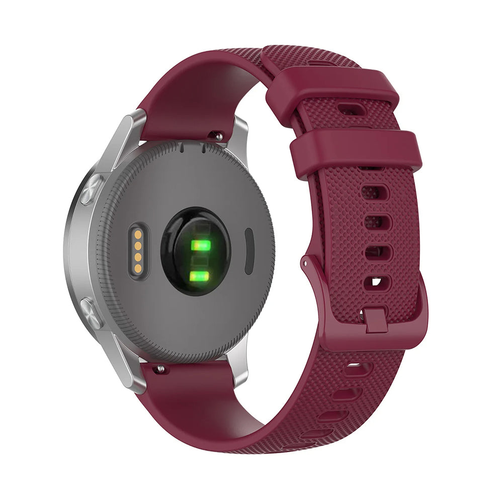 Techsuit W006 szíj Huawei Watch / Xiaomi Watch sorozathoz, 22mm, Cseresznyepiros