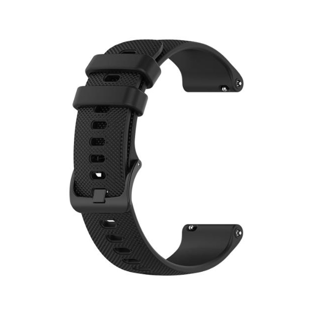 Techsuit W006 szíj Samsung Galaxy Watch / Huawei Watch sorozathoz, 22mm, Fekete