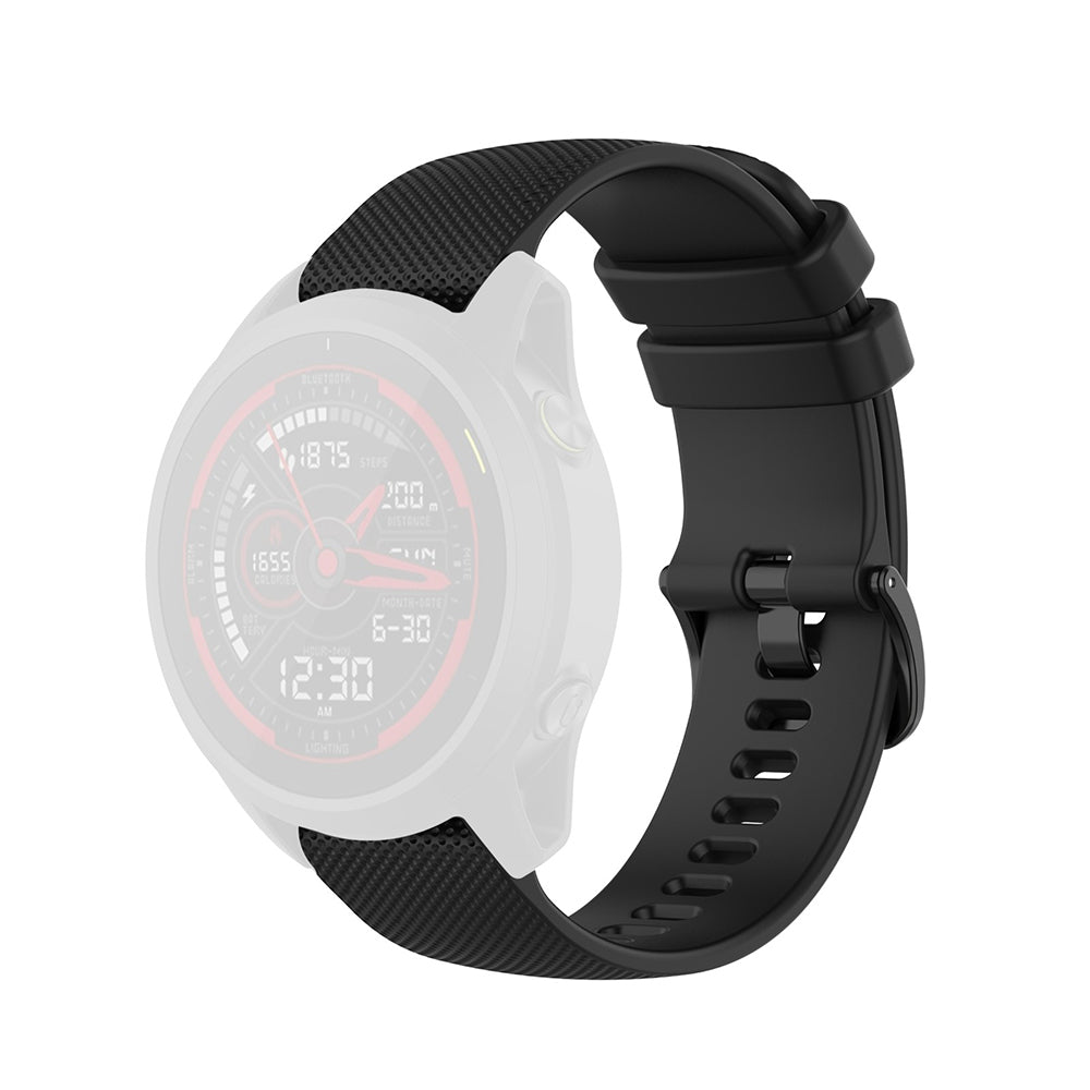 Techsuit W006 szíj Samsung Galaxy Watch / Huawei Watch sorozathoz, 22mm, Fekete