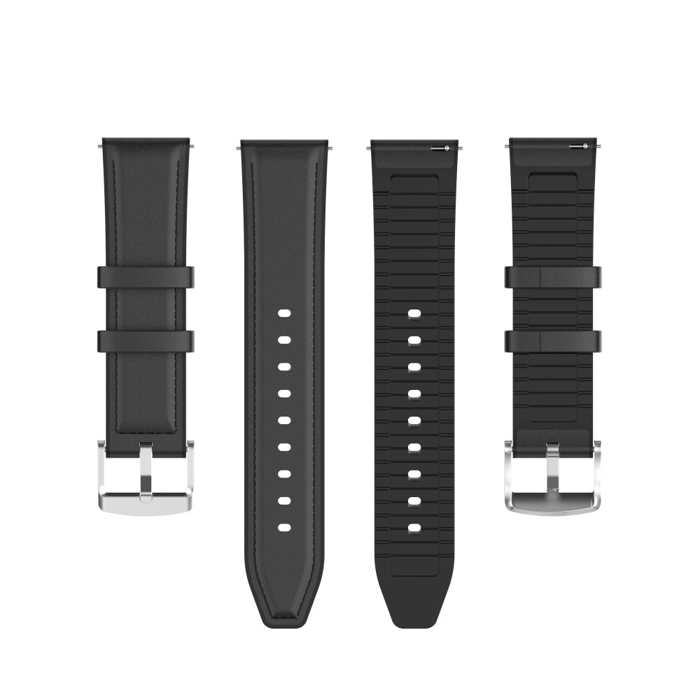 Techsuit W007 szíj Samsung Galaxy Watch / Huawei Watch sorozathoz, 22mm, Fekete