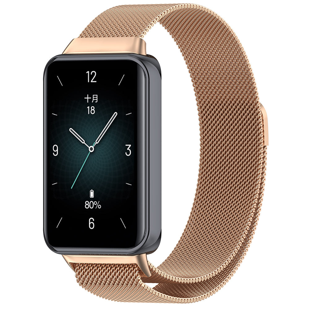Techsuit W009 szíj Honor Band 9-hez, Arany Rózsaszín