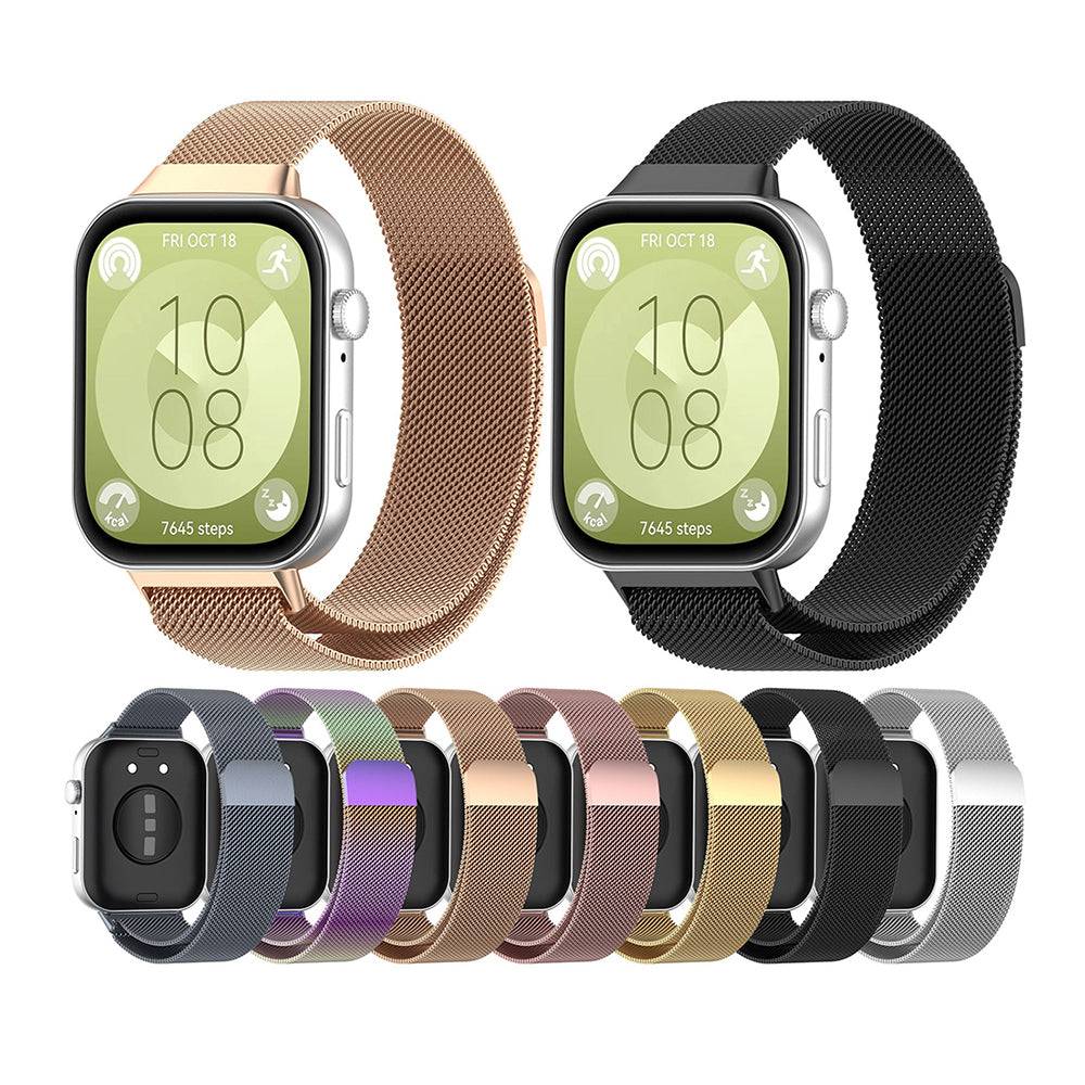 Techsuit W009 szíj Huawei Watch Fit 4 Pro / Fit 4 / Fit 3, Arany Rózsaszín