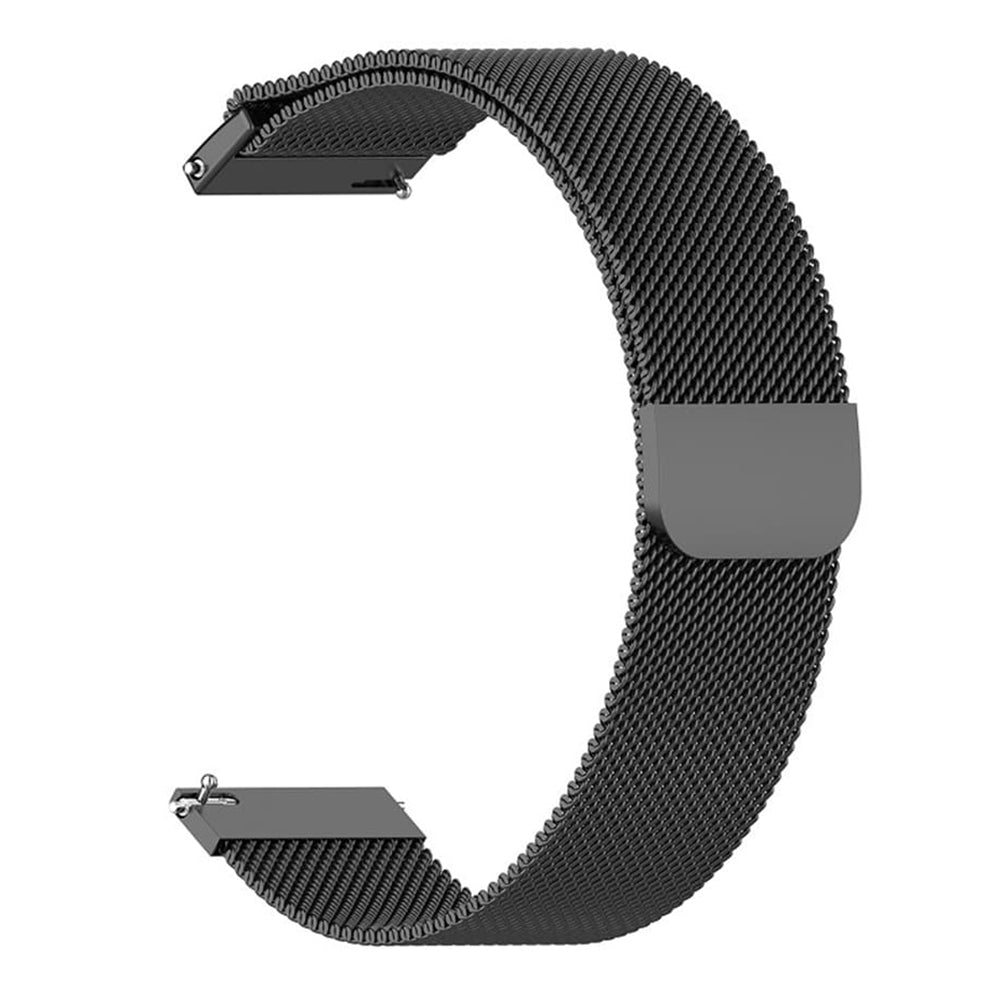 Techsuit W009 szíj Huawei Watch / Garmin Watch sorozathoz, 18mm, Fekete