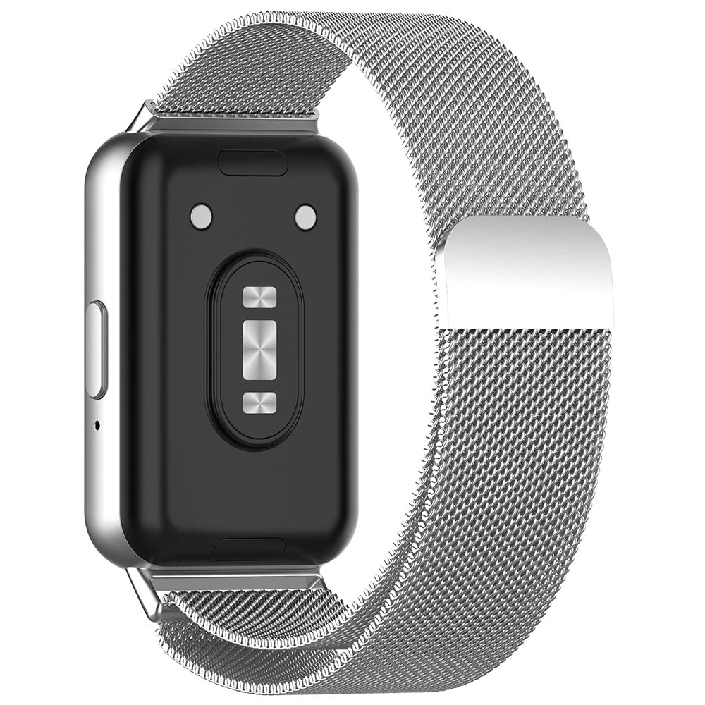 Techsuit W009 szíj Samsung Galaxy Fit3 R39M-hez, Ezüst