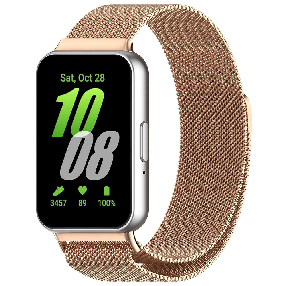 Techsuit W009 szíj Samsung Galaxy Fit3 R39M-hez, rózsaarany