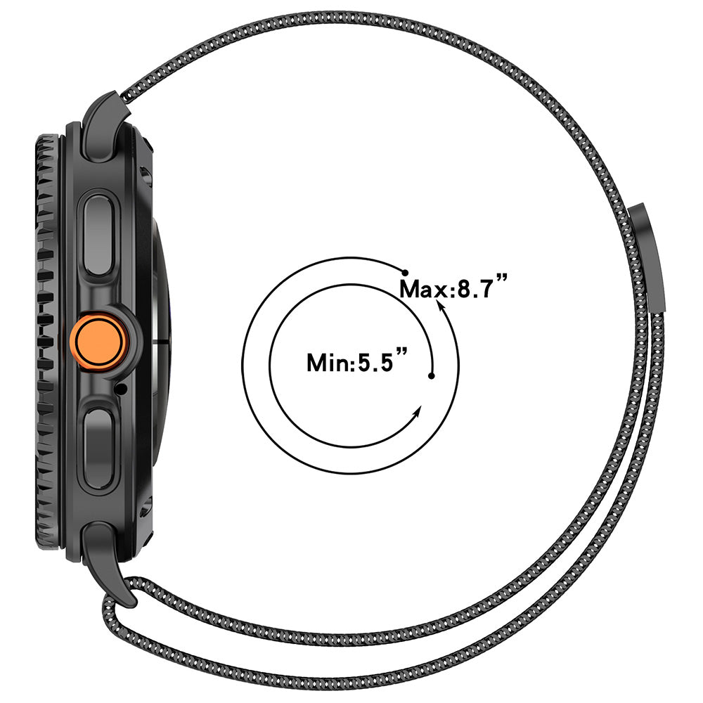 Techsuit W009 szíj Samsung Galaxy Watch8 / Watch8 Classic sorozathoz, rózsaszín