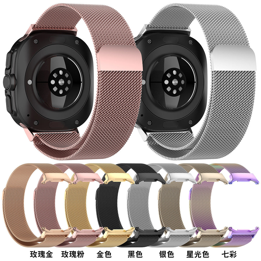 Techsuit W009 szíj Samsung Galaxy Watch Ultra órához, Ezüst