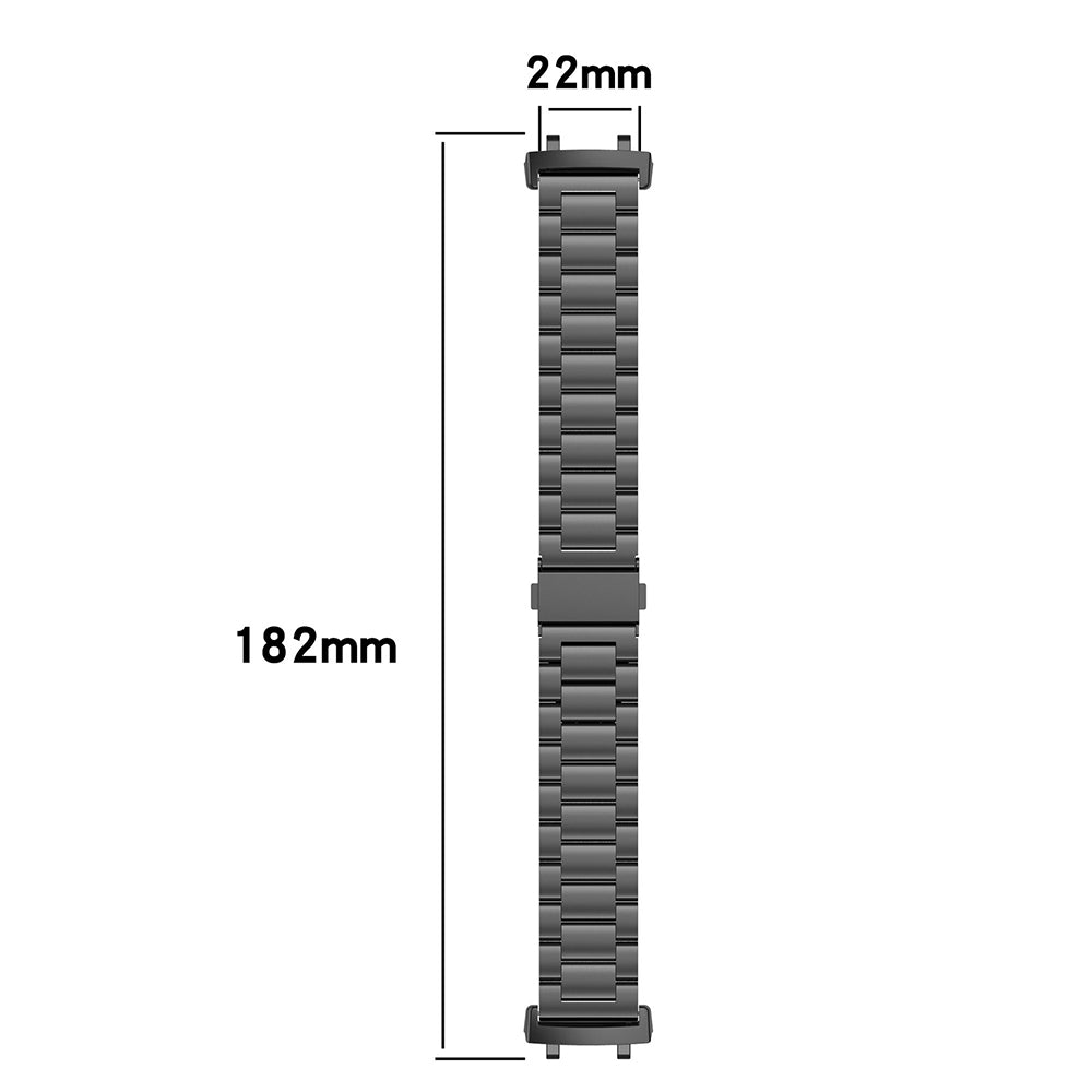 Techsuit W010 szíj az Amazfit T-Rex 3-hoz, Fekete