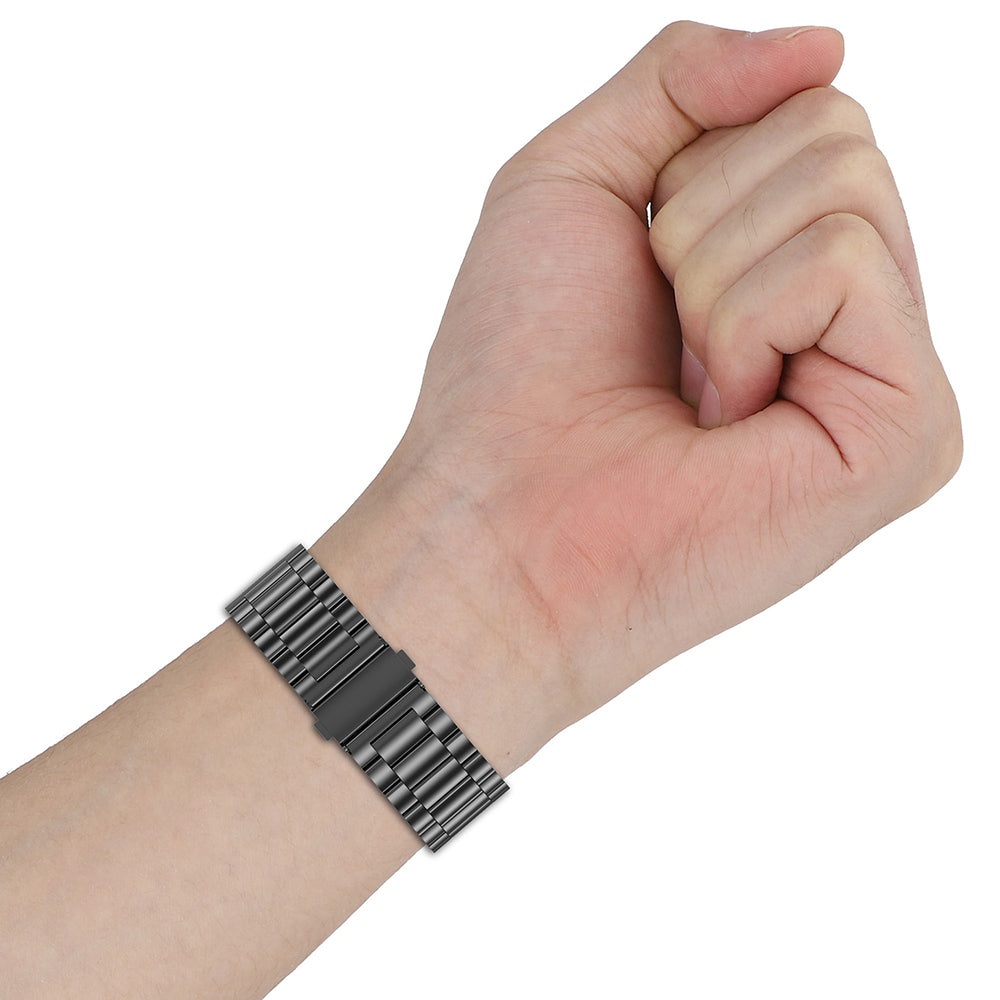 Techsuit W010 szíj az Amazfit T-Rex 3-hoz, Fekete