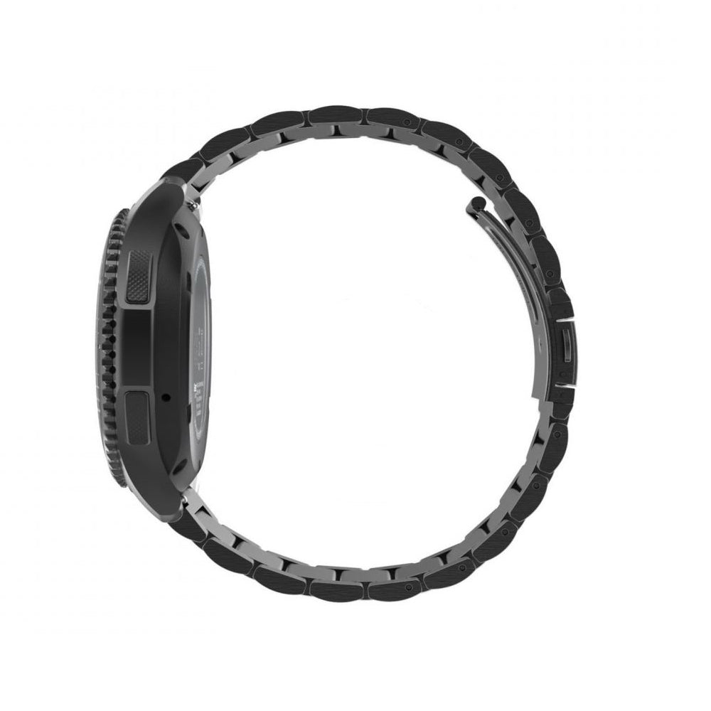 Techsuit W010 szíj Samsung Galaxy Watch / Huawei Watch sorozathoz, 20mm, Fekete