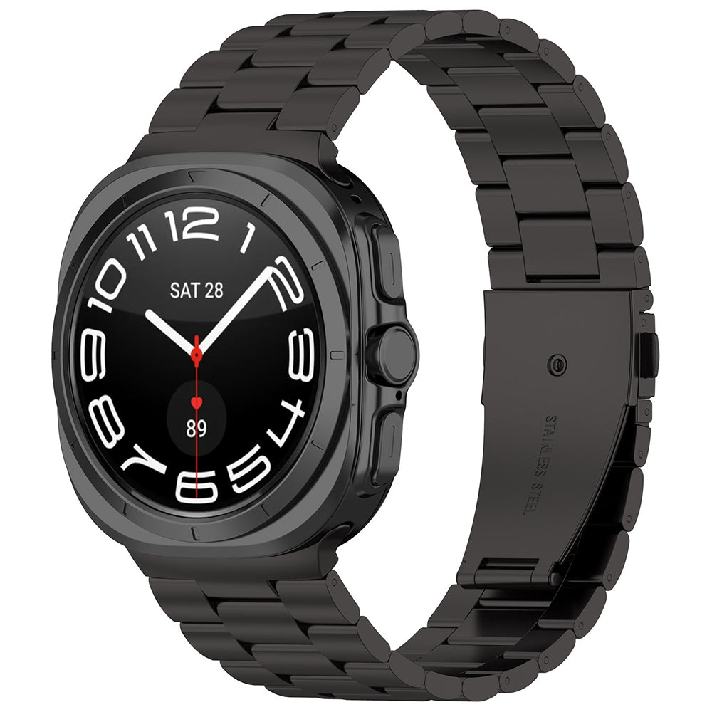 Techsuit W010 szíj Samsung Galaxy Watch Ultra órához, Fekete