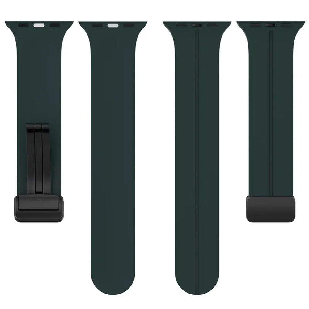 Techsuit W011 szíj Apple Watch 49mm / 46mm / 45mm / 44mm / 42mm sorozathoz, Fekete