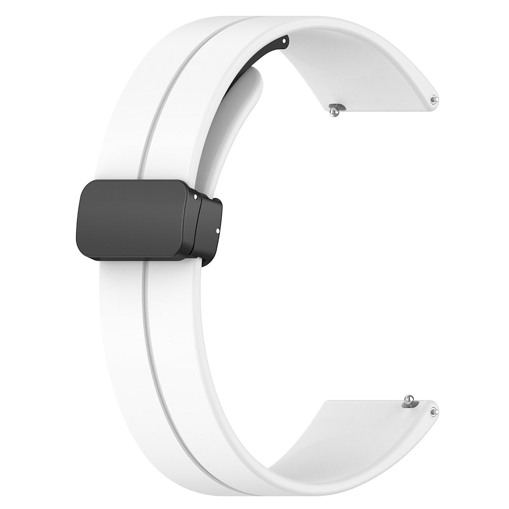 Techsuit W011 szíj Huawei Watch / Garmin Watch sorozathoz, 18mm, Fehér