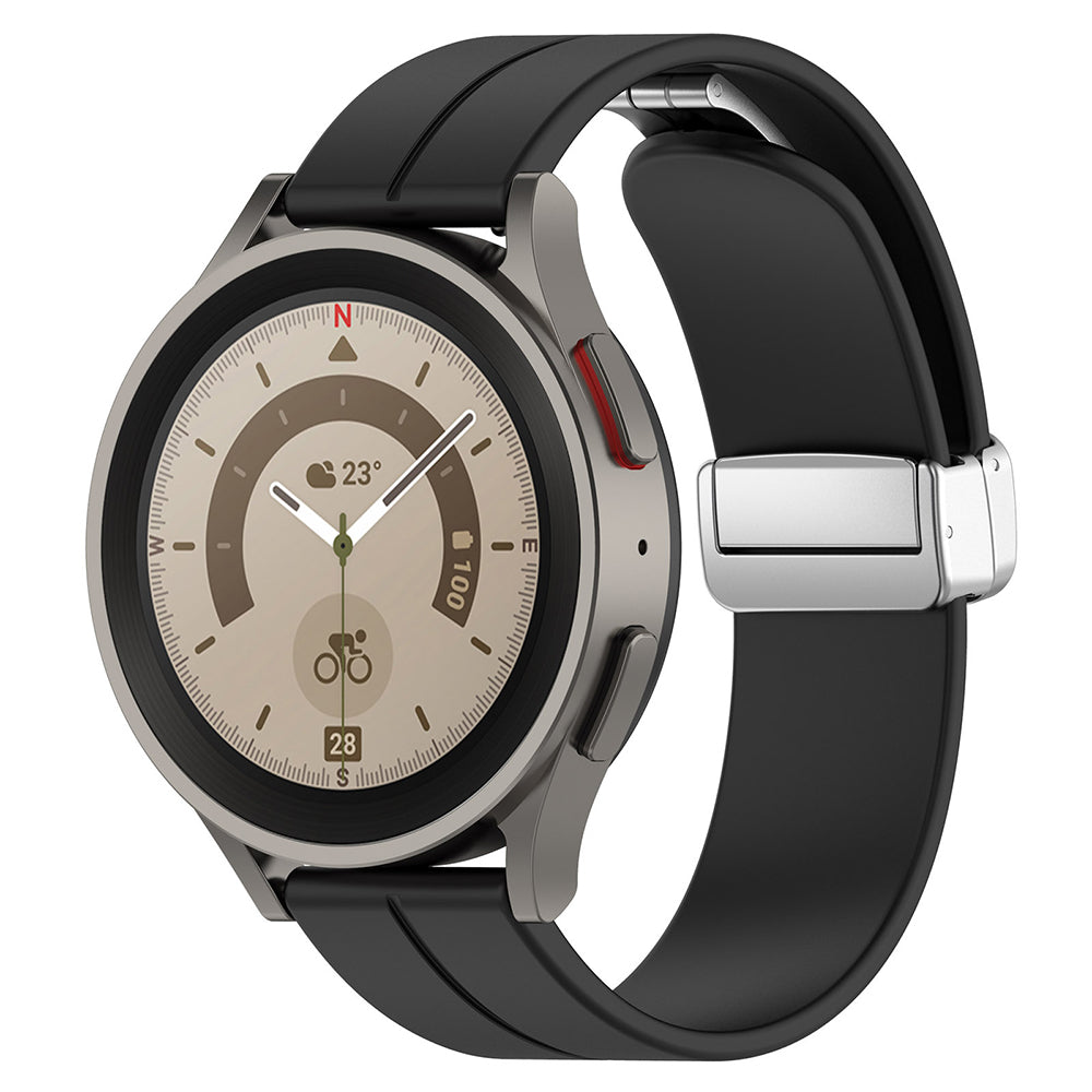 Techsuit W011 szíj Huawei Watch / Xiaomi Watch sorozathoz, 22mm, Fekete
