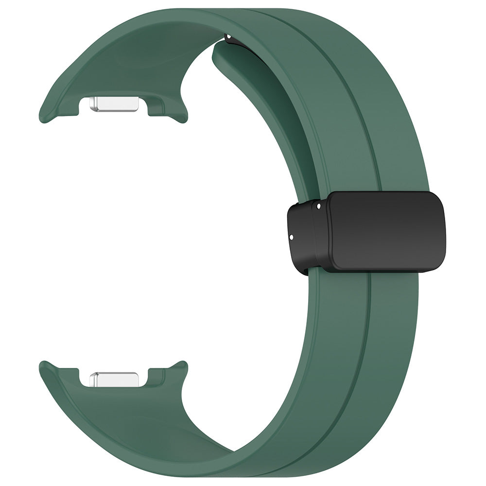 Techsuit W011 szíj Samsung Galaxy Watch8 / Watch8 Classic sorozathoz, Sötétzöld