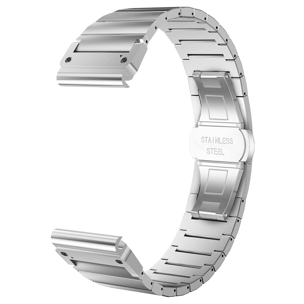 Techsuit W012 szíj Garmin Watch Fenix / Forerunner sorozathoz, 22mm, Ezüst