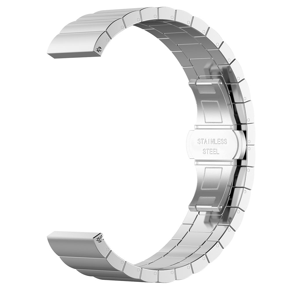 Techsuit W012 szíj Huawei Watch / Xiaomi Watch sorozathoz, 22mm, Ezüst