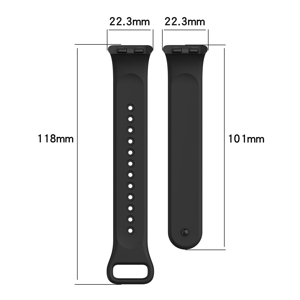 Techsuit W014 szíj Honor Band 9-hez, Krémszínű Lila