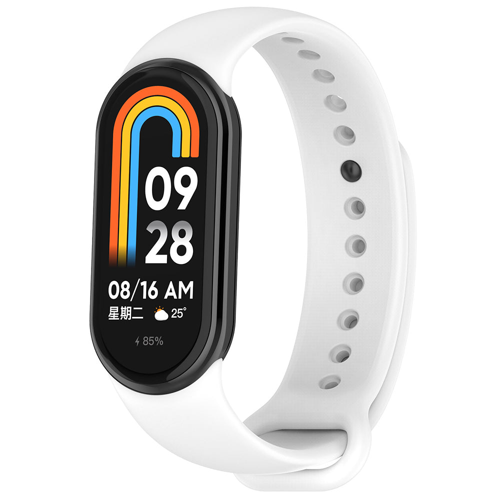 Techsuit W014 szíj Xiaomi Smart Band 10 / 9 / 8-hoz, fehér