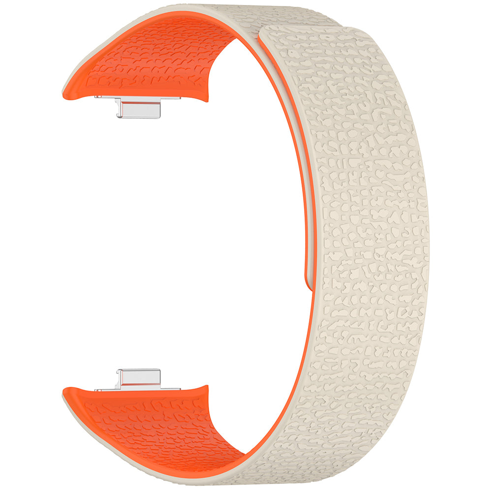 Techsuit W016 szíj Xiaomi Smart Band / Watch sorozathoz, Bézs Narancssárga