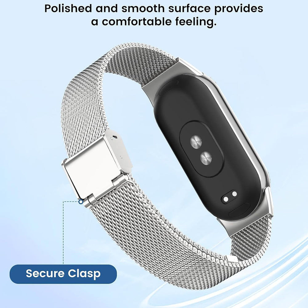 Techsuit W022 szíj Xiaomi Smart Band 9 / 8-hoz, 15mm, Arany