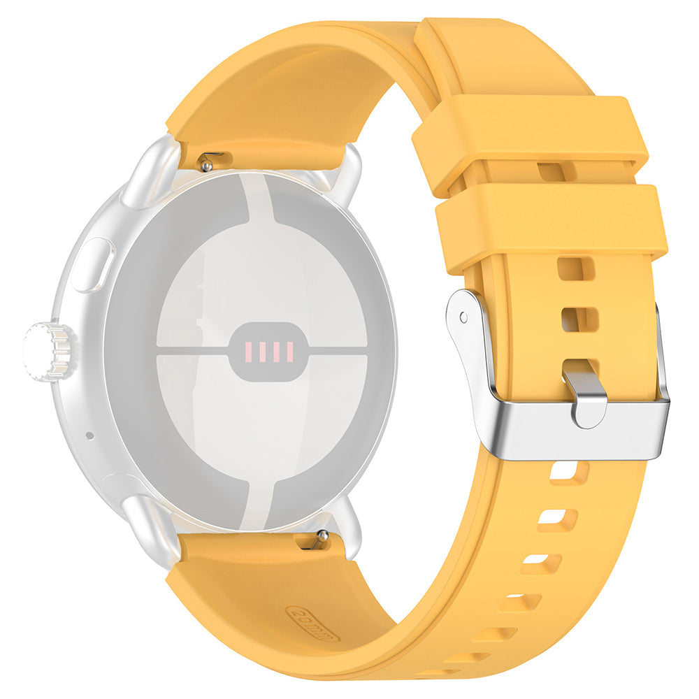 Techsuit W026 szíj Samsung Galaxy Watch / Huawei Watch sorozathoz, 20mm, Sárga