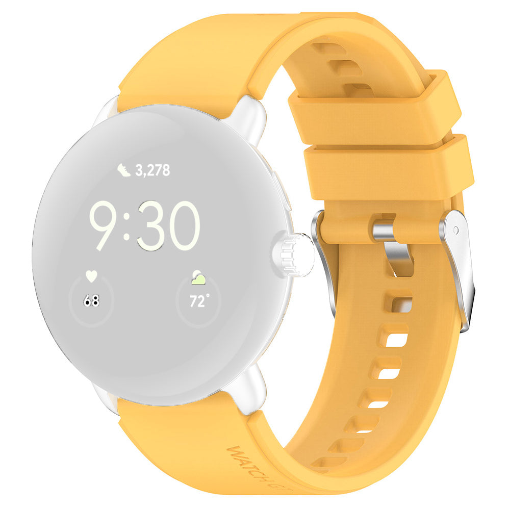 Techsuit W026 szíj Samsung Galaxy Watch / Huawei Watch sorozathoz, 20mm, Sárga