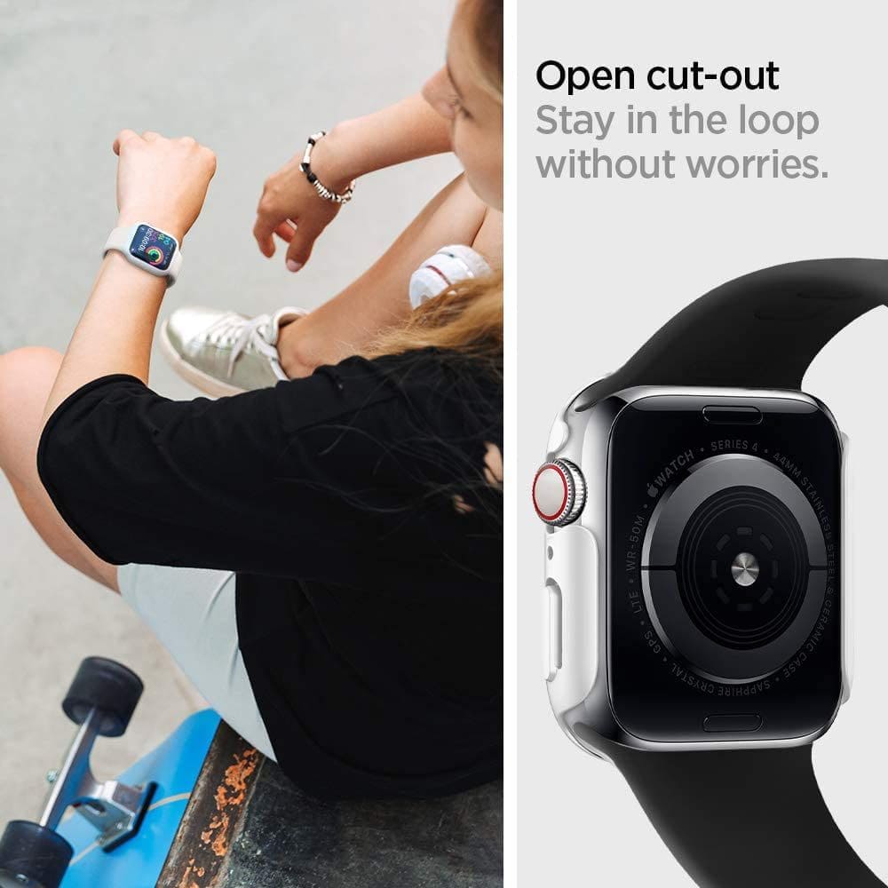 Techsuit W031 szíj Apple Watch 42mm / 41mm / 40mm / 38mm sorozathoz, Fekete
