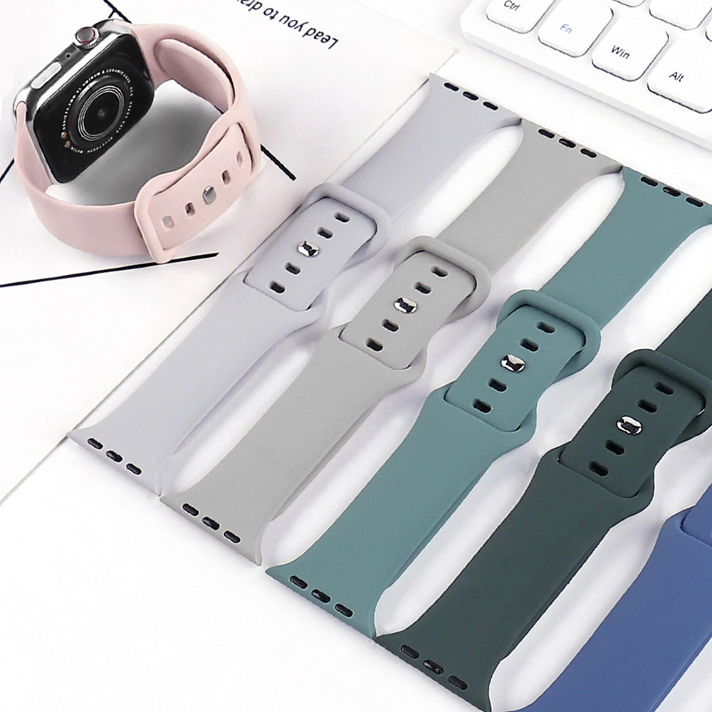 Techsuit W031 szíj Apple Watch 49mm / 46mm / 45mm / 44mm / 42mm sorozathoz, Szürke