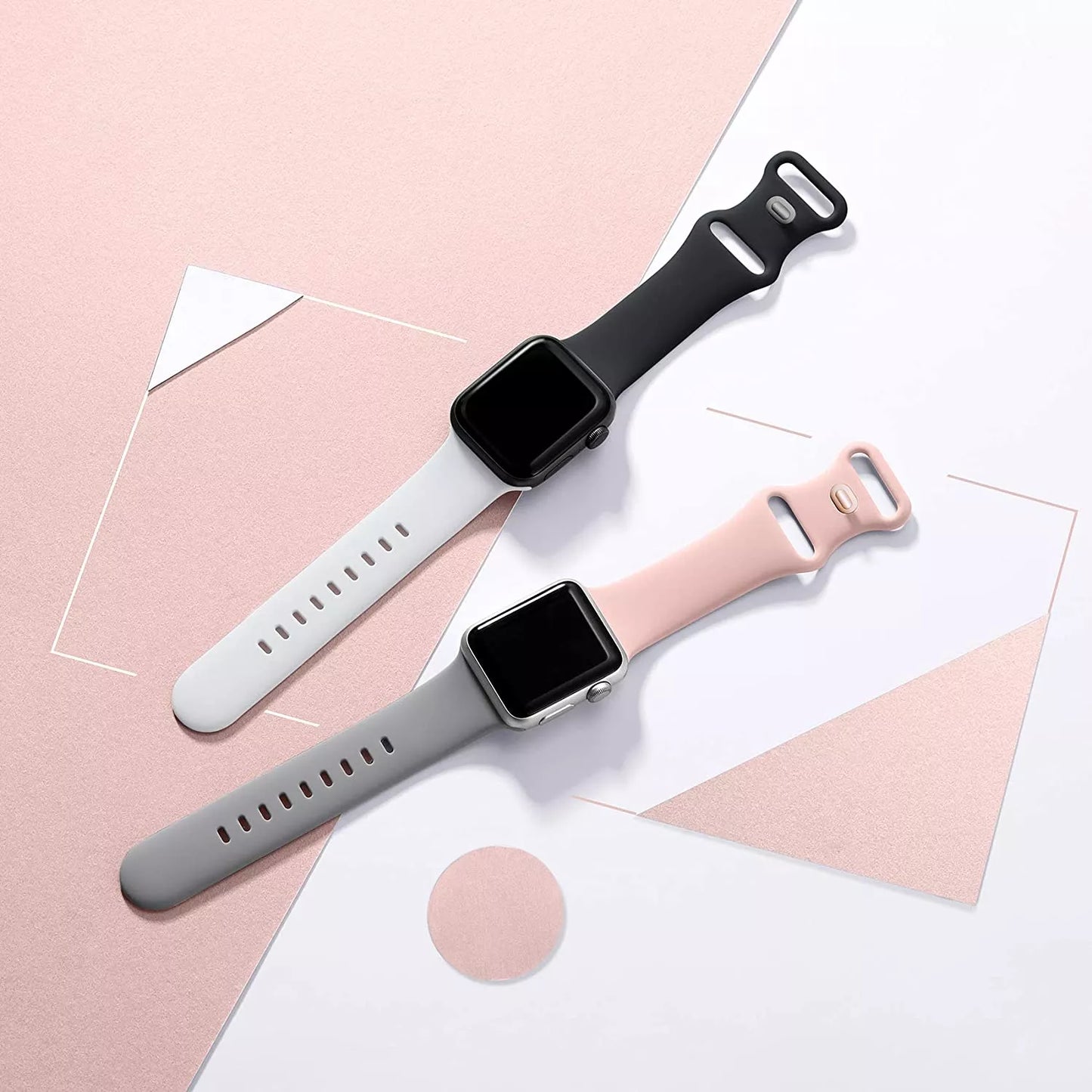 Techsuit W031 szíj Apple Watch 49mm / 46mm / 45mm / 44mm / 42mm sorozathoz, Szürke