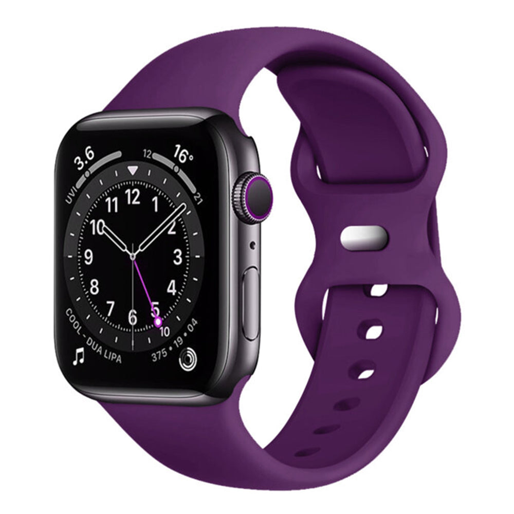 Techsuit W031 szíj Apple Watch 49mm / 46mm / 45mm / 44mm / 42mm sorozathoz, Sötétlila