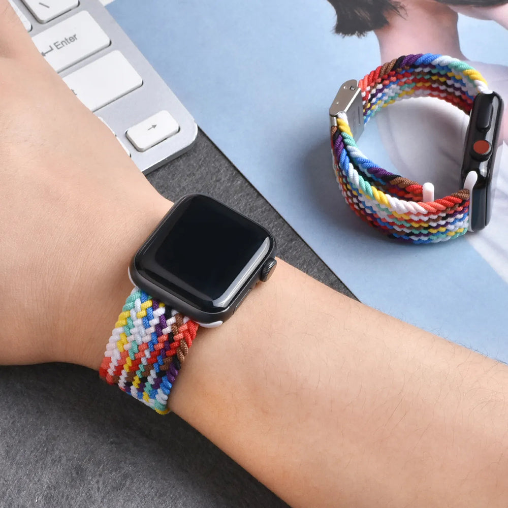 Techsuit W032 szíj Apple Watch 42mm / 41mm / 40mm / 38mm sorozathoz, Tengerészkék