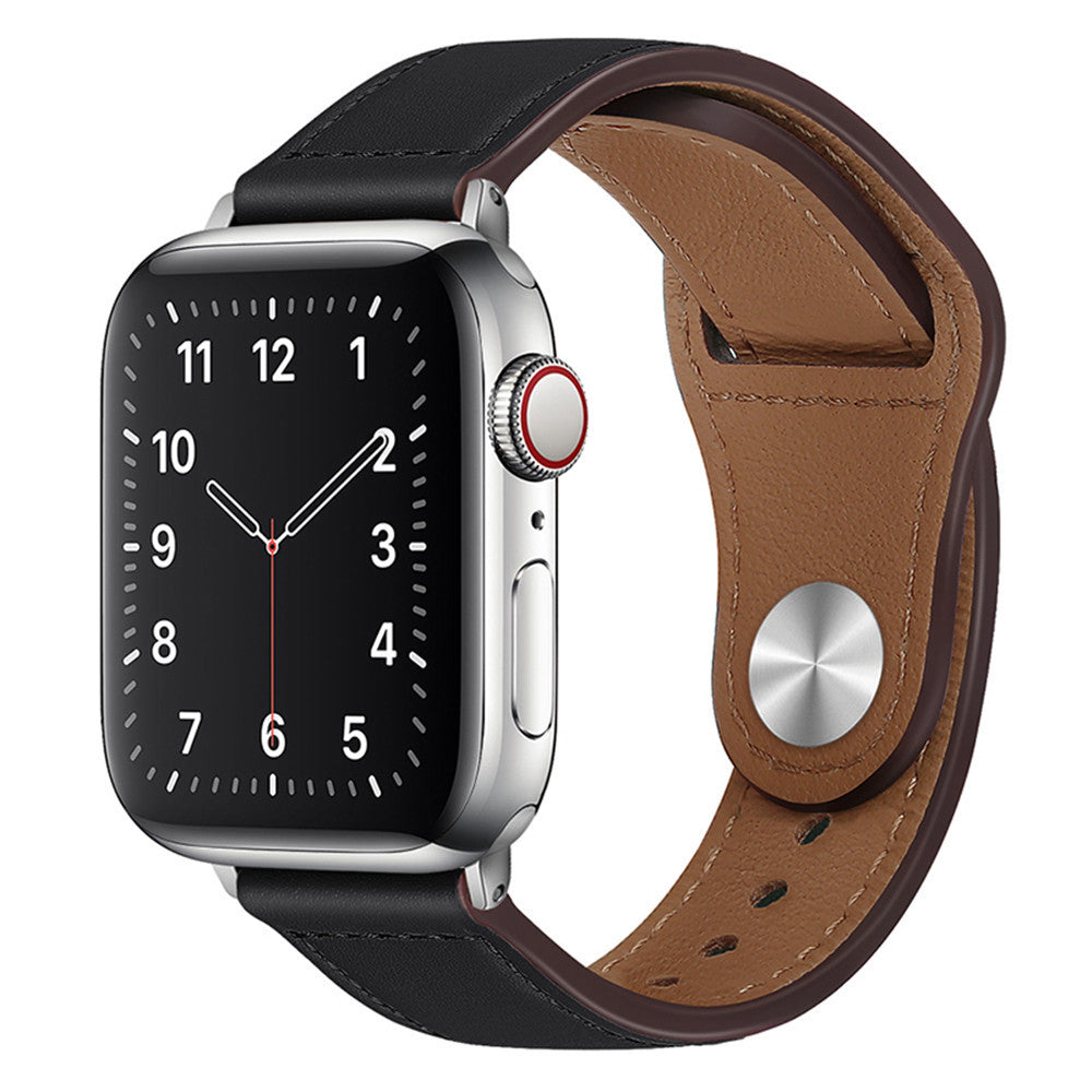 Techsuit W033 szíj Apple Watch 42mm / 41mm / 40mm / 38mm sorozathoz, Fekete