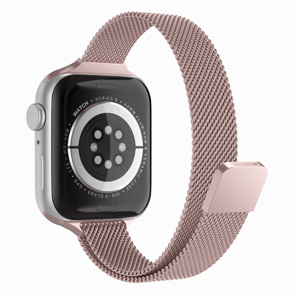 Techsuit W034 szíj Apple Watch 42mm / 41mm / 40mm / 38mm sorozathoz, Rózsaszín