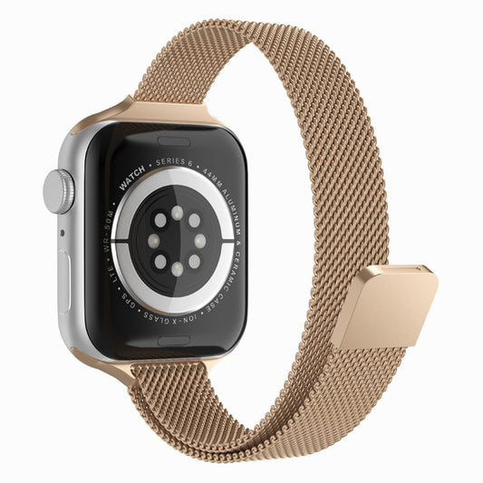 Techsuit W034 szíj Apple Watch 49mm / 46mm / 45mm / 44mm / 42mm sorozathoz, Arany színű