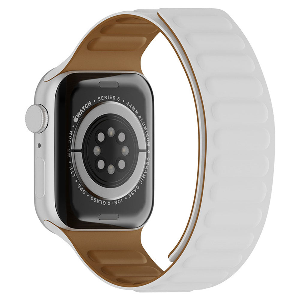 Techsuit W035 szíj Apple Watch 49mm / 46mm / 45mm / 44mm / 42mm sorozathoz, Fehér