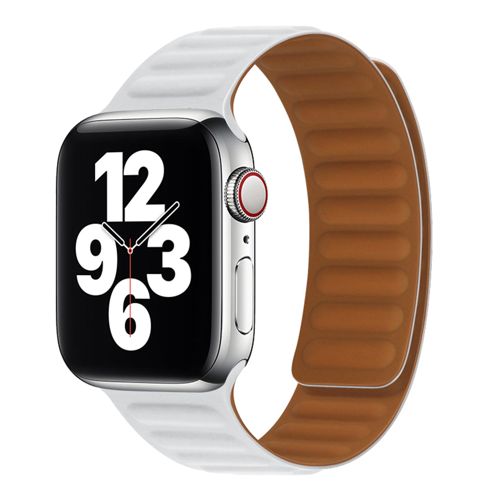 Techsuit W035 szíj Apple Watch 49mm / 46mm / 45mm / 44mm / 42mm sorozathoz, Fehér