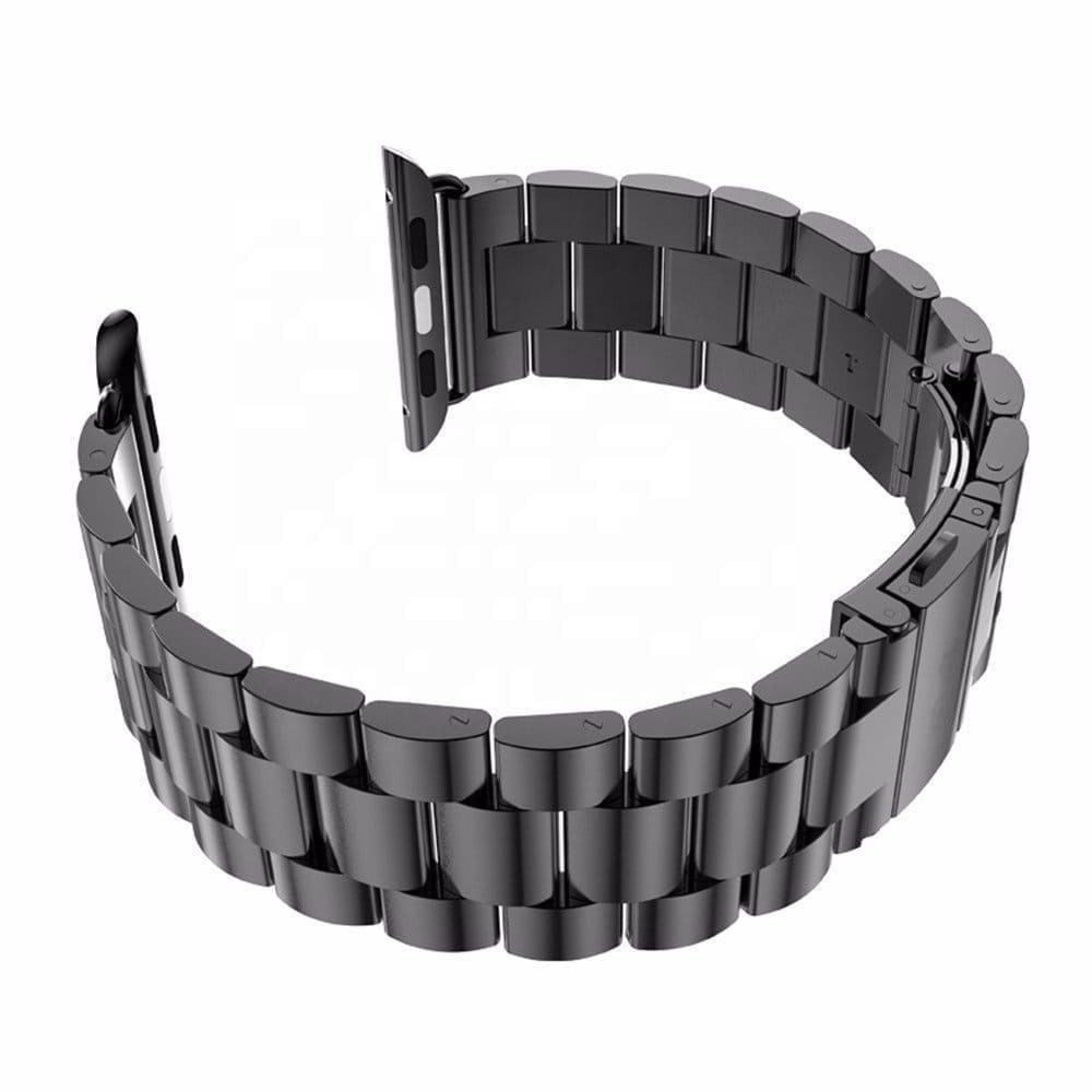 Techsuit W036 szíj Apple Watch 49mm / 46mm / 45mm / 44mm / 42mm sorozathoz, Fekete