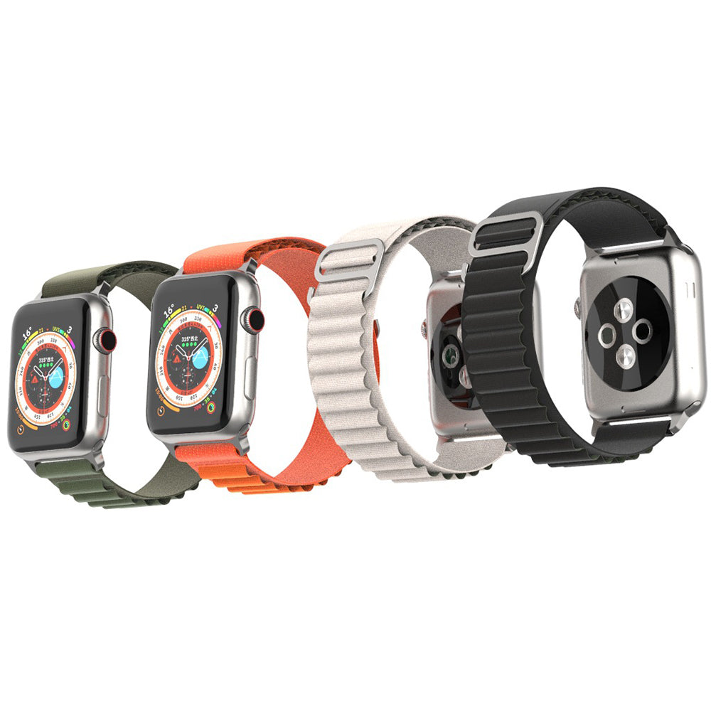 Techsuit W037 szíj Apple Watch 42mm / 41mm / 40mm / 38mm sorozathoz, Fehér