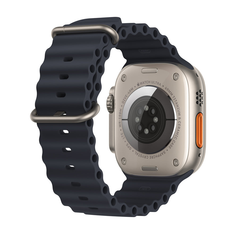 Techsuit W038 szíj Apple Watch 49mm / 46mm / 45mm / 44mm / 42mm sorozathoz, Sötétzöld
