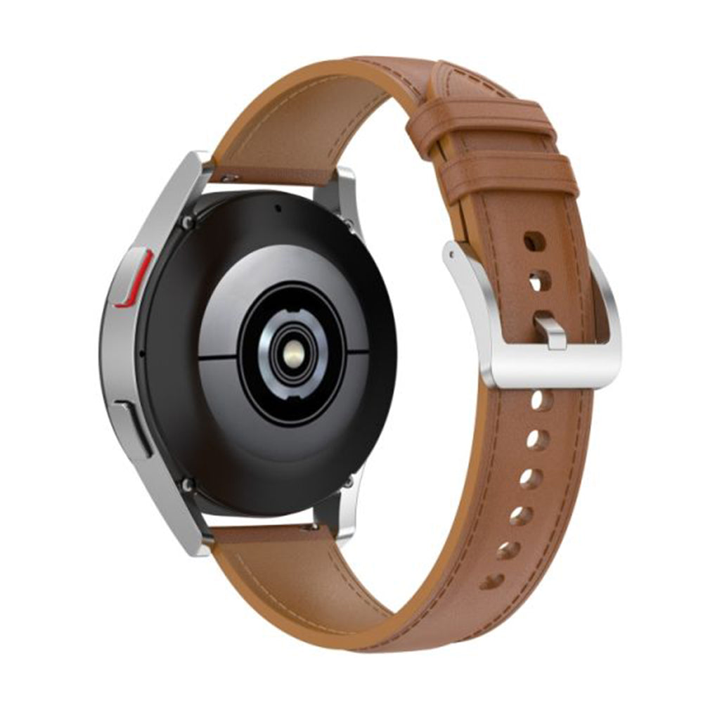 Techsuit W048 szíj Samsung Galaxy Watch / Huawei Watch sorozathoz, 20mm, barna