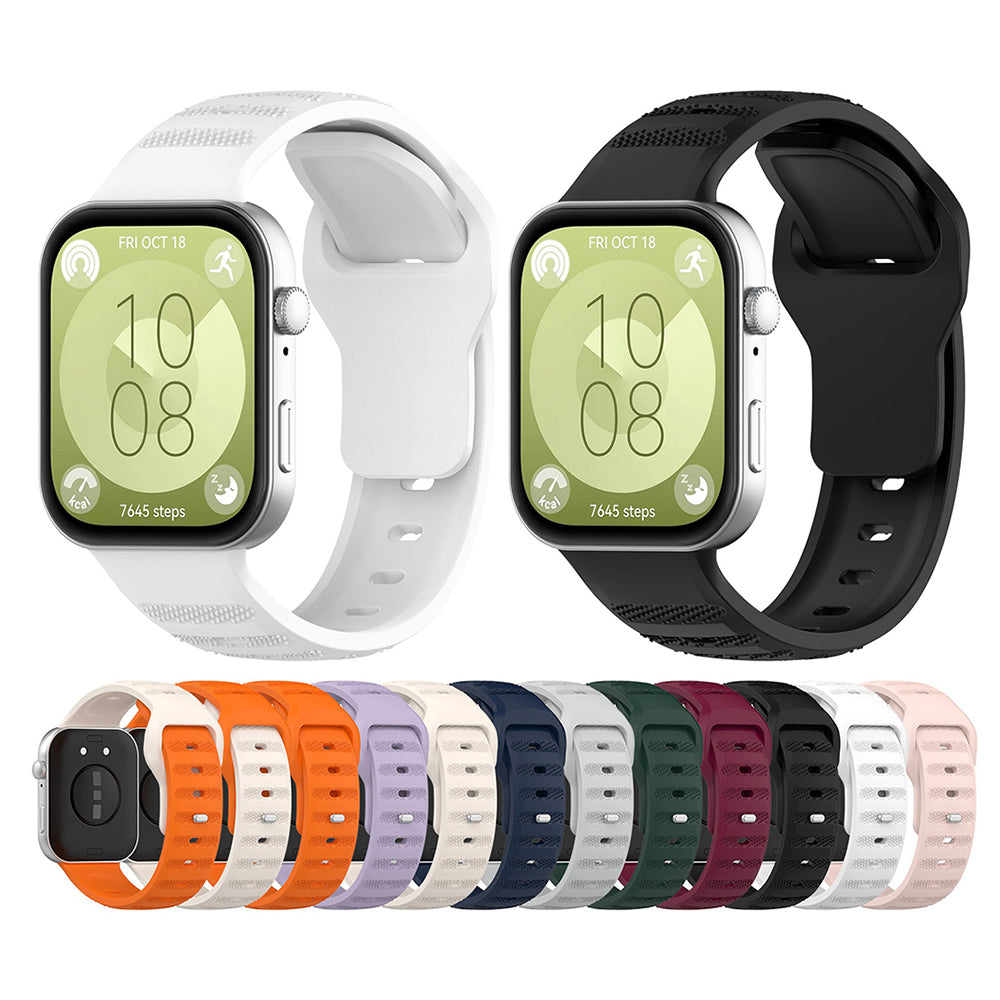 Techsuit W050 szíj Huawei Watch Fit 4 Pro / Fit 4 / Fit 3 órához, Fekete